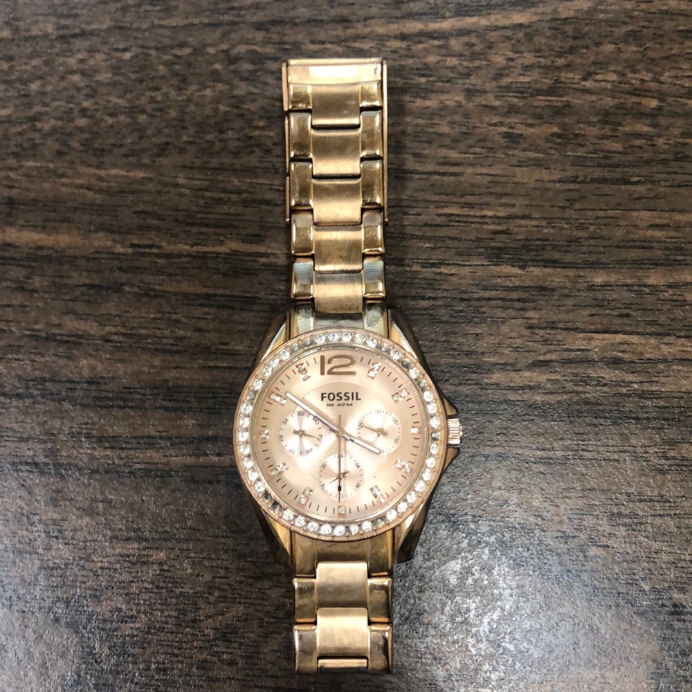 Rose Gold Watch by Fossil